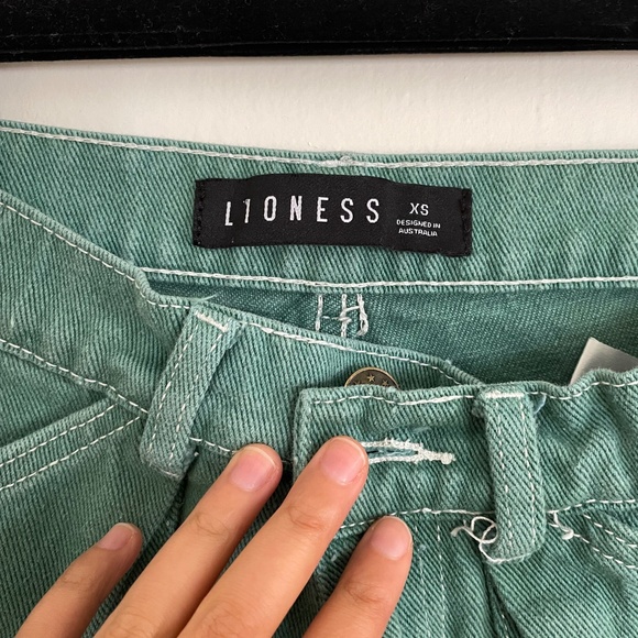 LIONESS MIAMI VICE PANT FOREST GREEN SIZE XS - Picture 9 of 11
